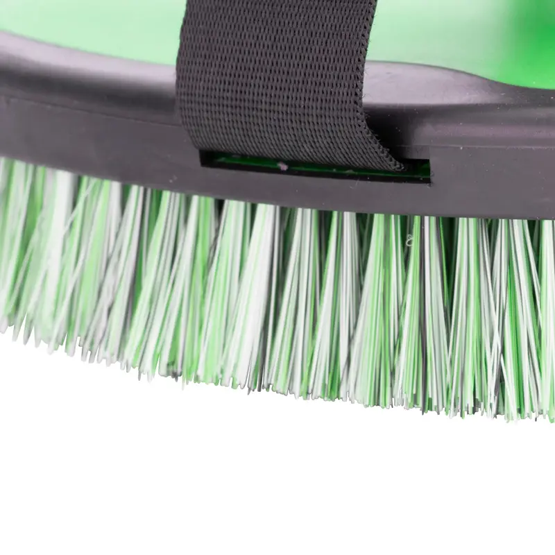 Shires Ezi-Groom Grip Large Body Brush- Lime Green 2