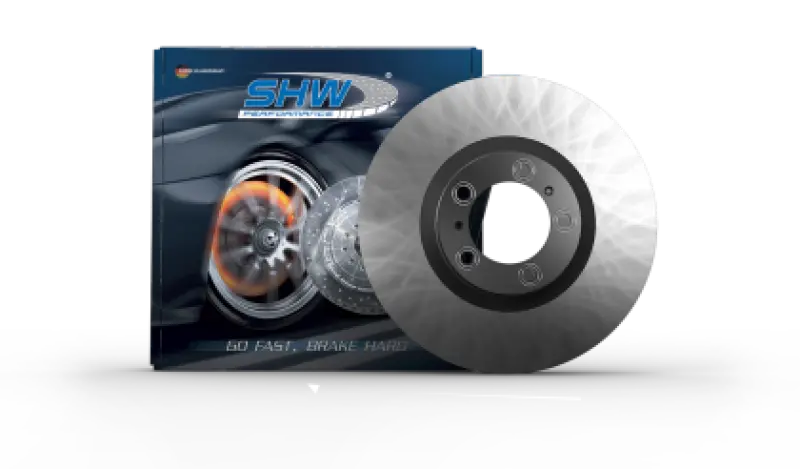 Shw 19-23 Porsche Cayenne S Right Front Smooth Monobloc Brake Rotor (9Y0615302a) 1