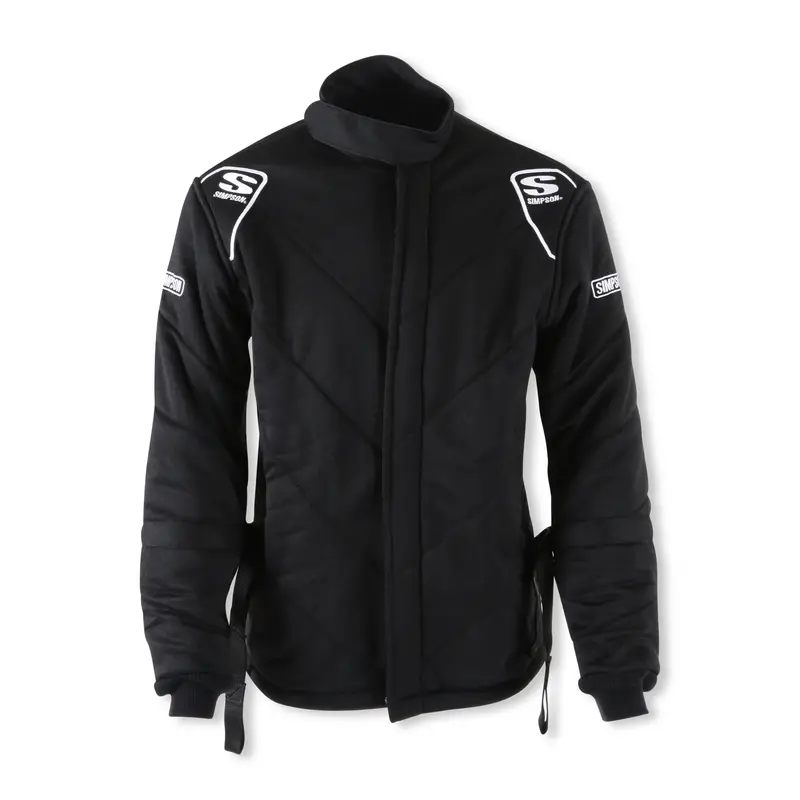 Simpson Racing 6G Sfi 20 Jacket, Black With Arm Restraints 1
