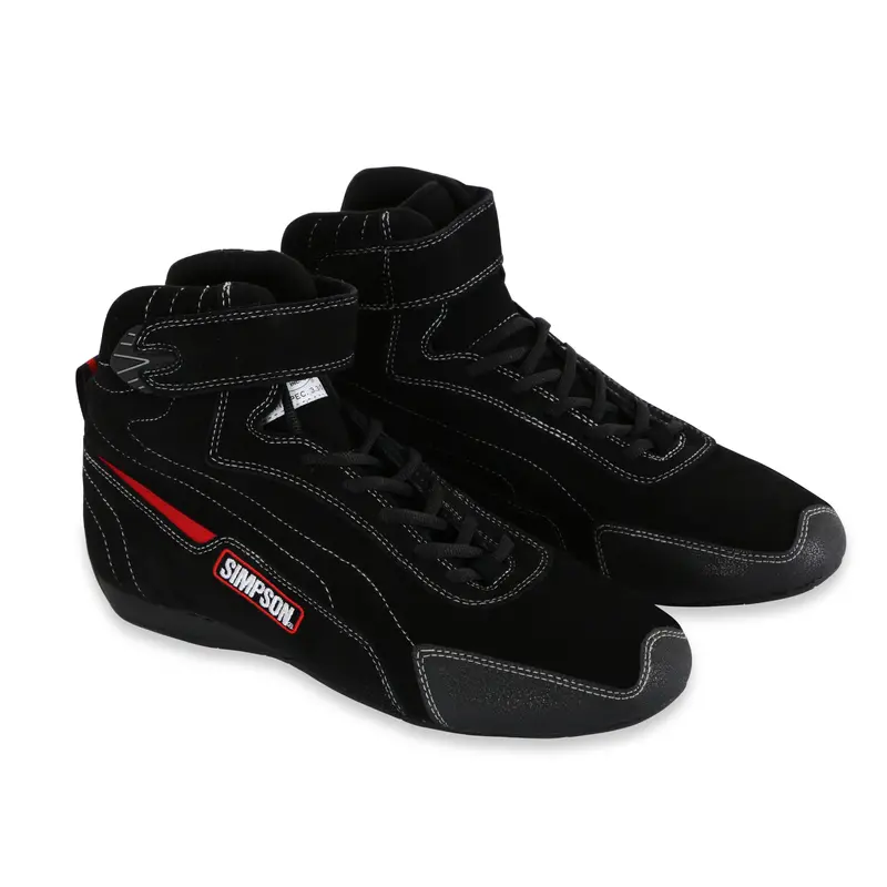 Simpson Racing Turbine High Top Shoe Black 9.5 1