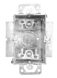 Single Outlet Steel Gang Box 1