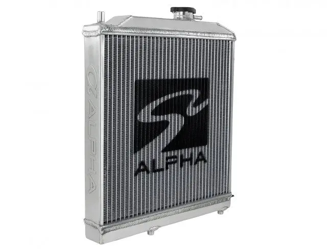 Skunk2 Alpha Series 88-91 Honda Civic/Crx Radiator (Half Size) (Dual Core) 1