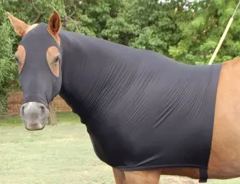 Sleazy Sleepwear For Horses Stretch Hood With Zipper 2