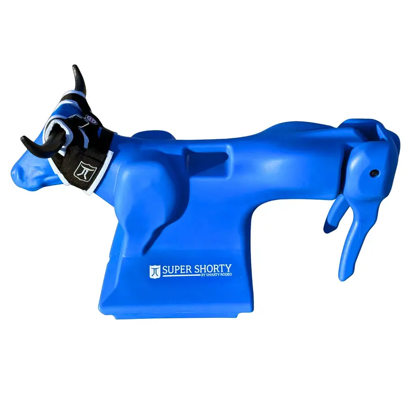Smarty Super Shorty Ground Roping Dummy On Wheels- Blue 1