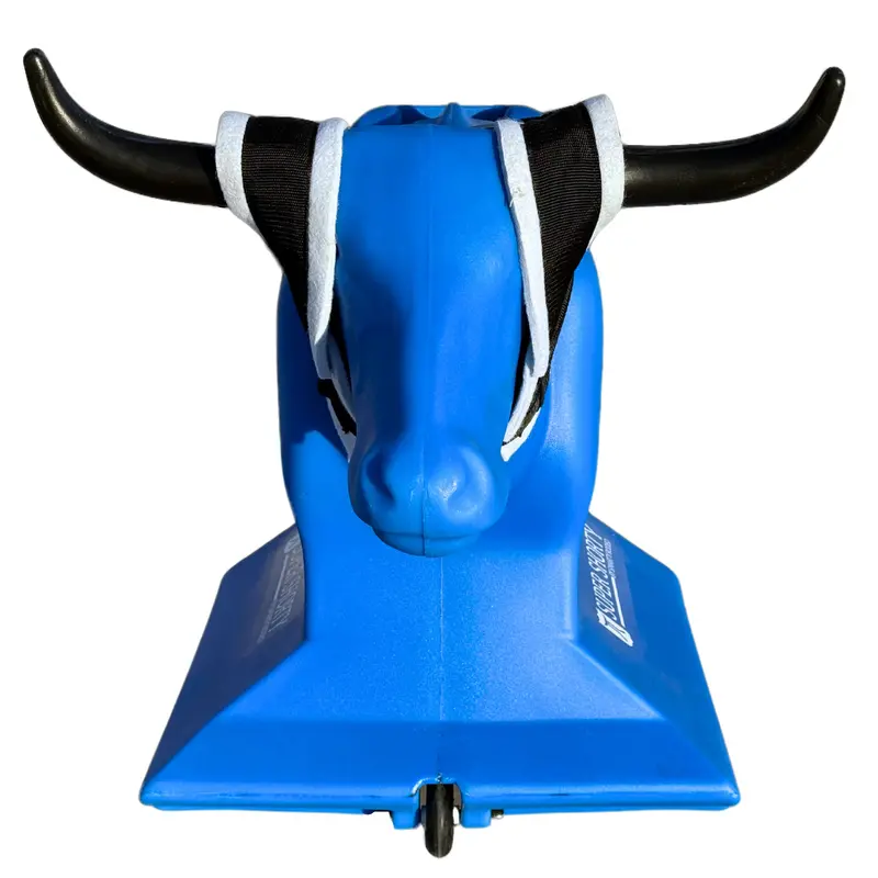Smarty Super Shorty Ground Roping Dummy On Wheels- Blue 2