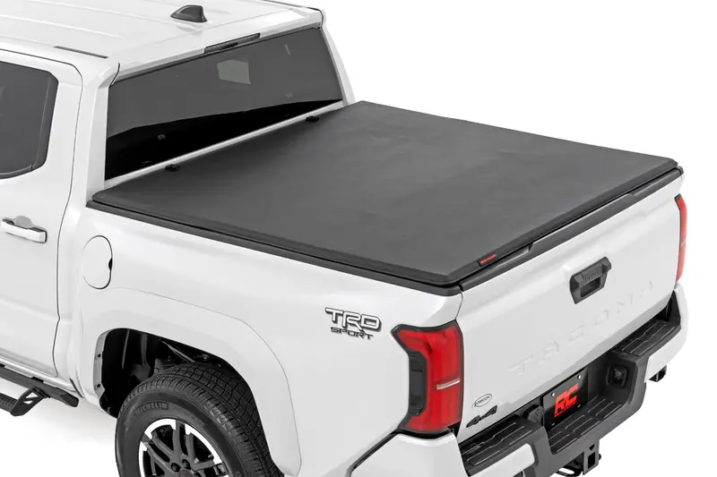 Soft Tri-Fold Bed Cover | 5' Bed | Dbl Cab | Toyota Tacoma 2Wd/4Wd (24-26) 1