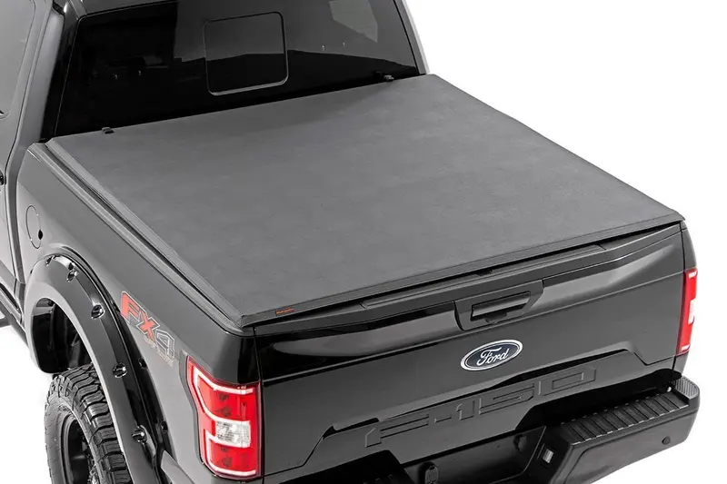 Soft Tri-Fold Bed Cover | 5'7" Bed | Ford F-150 (21-26)/F-150 Lightning (22-26) 1