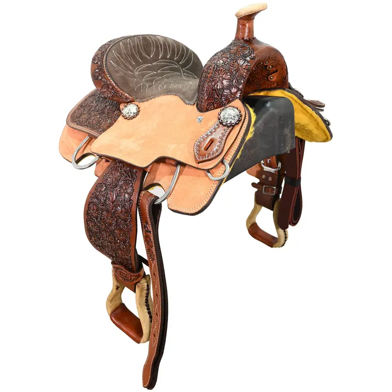 Sold! New! 12" Silver Royal By Tough-1 Holbrook Youth Roping Saddle 1