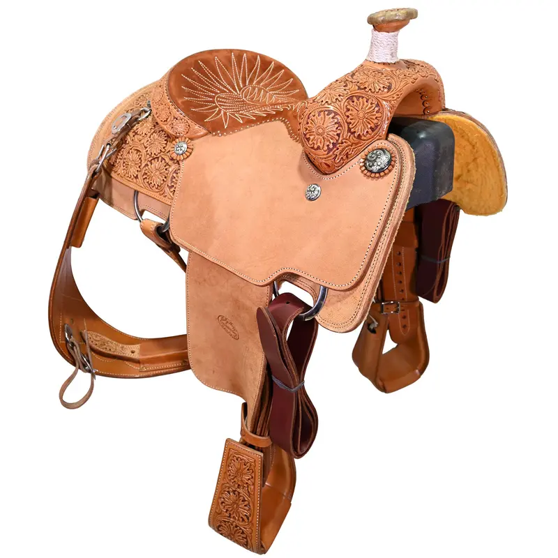 Sold! New! 14.5" Billy Hogg Signature Roping Saddle 1