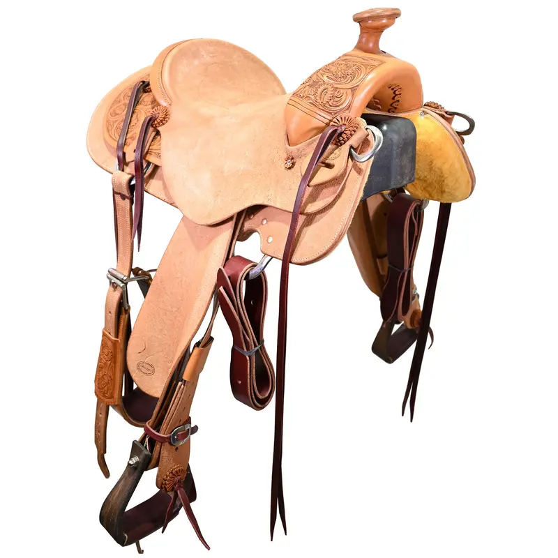 Sold! New! 15.5" Coolhorse By Wes Mastic Ranch Roping Saddle 1