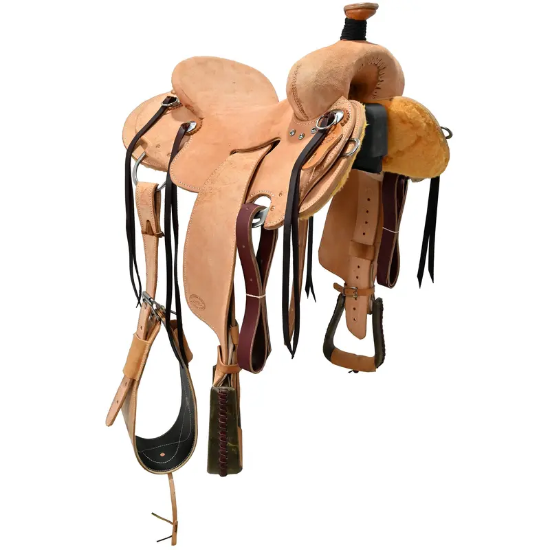 Sold! New! 15" Hr Custom Stripdown Ranch Saddle 1