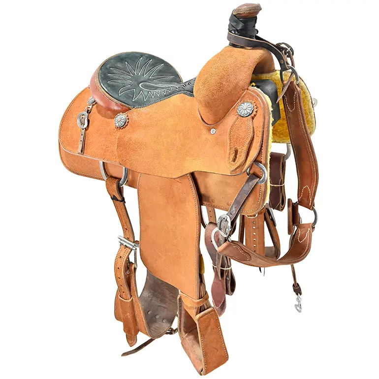 Sold! Used 14.5" Smart Horse Team Roping Saddle 1