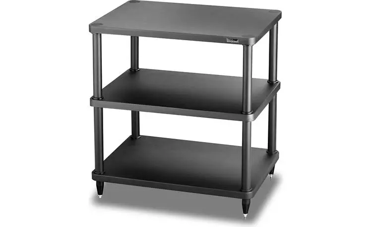 Solidsteel S3-3 Three-Shelf Audio Rack - Black 1