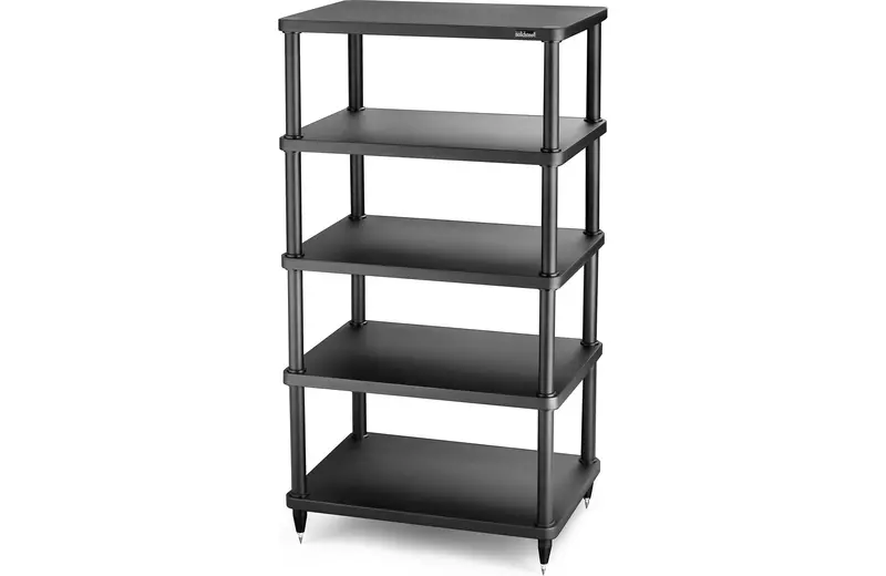 Solidsteel S3-5 Five-Shelf Audio Rack - Black 1
