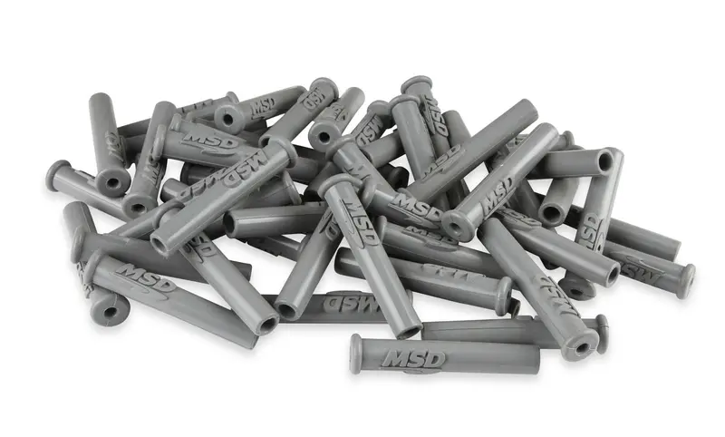Spark Plug Boot Straight Gray Silicone 50Pk 1