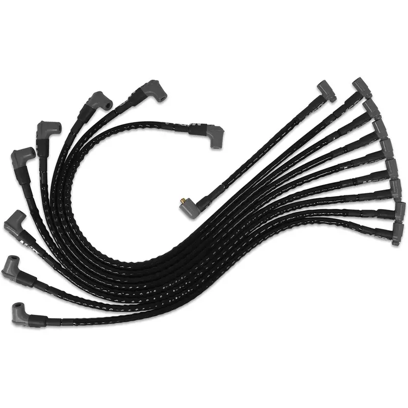Spark Plug Wire Set - Sbc 8.5Mm Sleeved Black 1