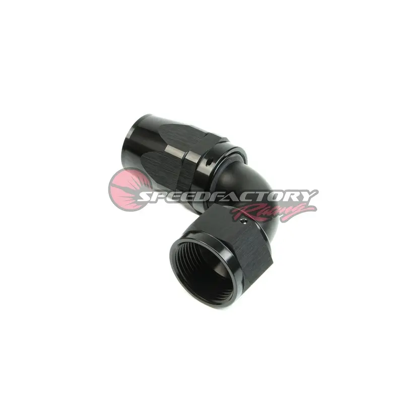 Speedfactory Racing -10 An Black Anodized Hose End Fitting - 90 Degree 1