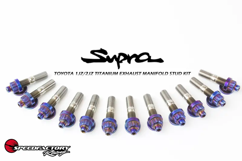 Speedfactory Racing 1Jz/2Jz Toyota Exhaust Manifold Titanium Stud Kit 1