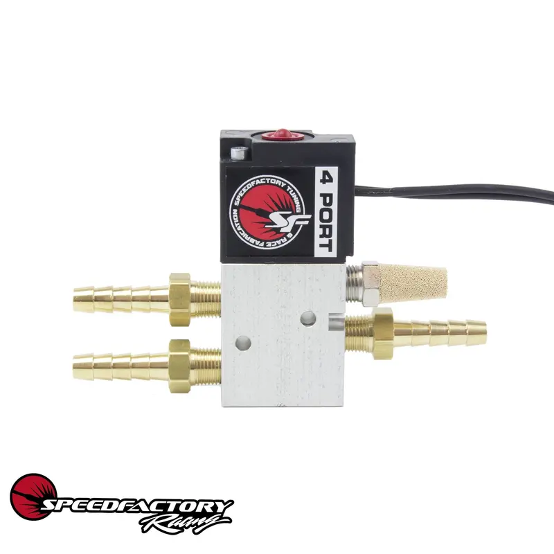 Speedfactory Racing 4-Port Boost Control Solenoid Kit (External Wastegates Only) 1