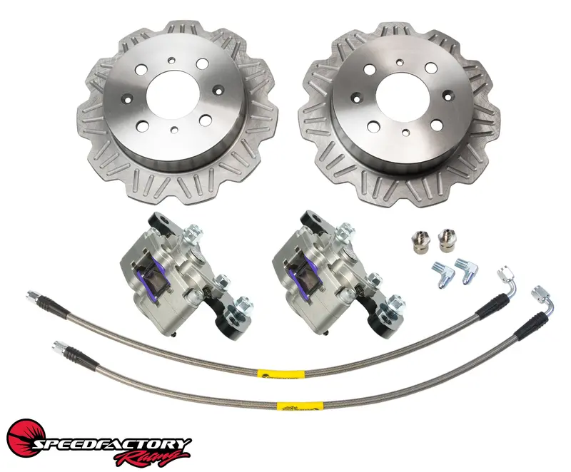 Speedfactory Racing Awd / Fwd Lightweight Rear Staging Brakes Kit 1