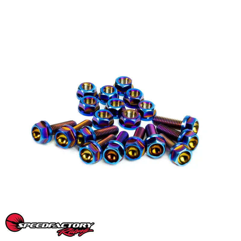 Speedfactory Racing B / D / H / F-Series (Except S2000) Titanium Oil Pan Hardware Kit 2