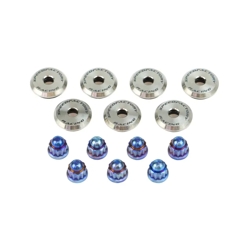 Speedfactory Racing B18 / B20 Non Vtec Titanium Valve Cover Hardware Kit 1