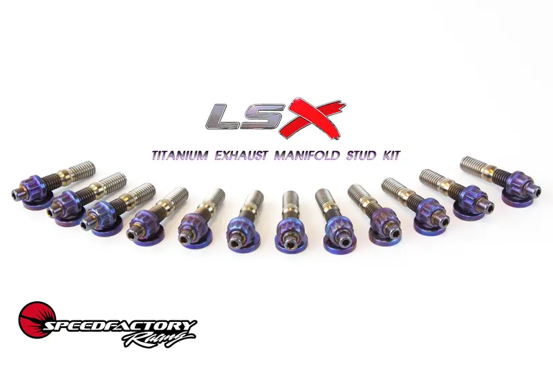 Speedfactory Racing Chevrolet/Gm Lsx Titanium Exhaust Manifold Stud Kit 2