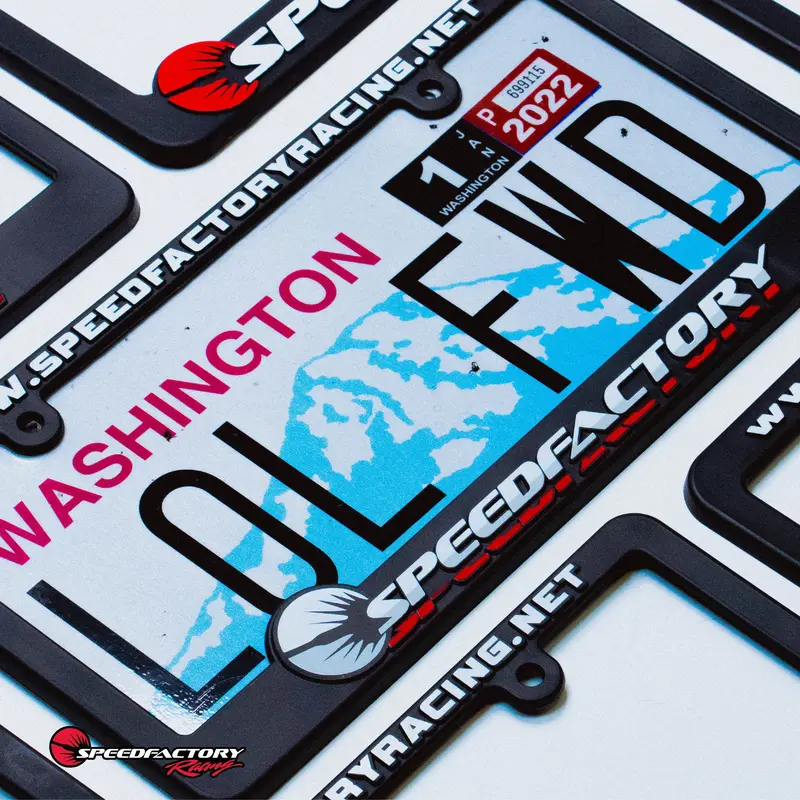 Speedfactory Racing "Faded" License Plate Frame 1