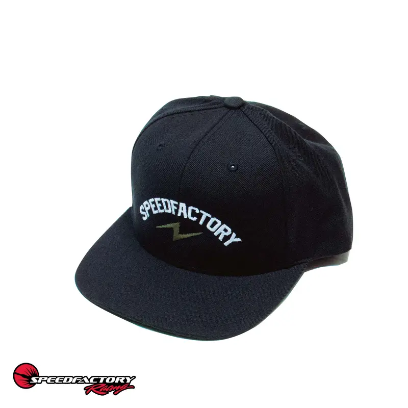 Speedfactory Racing High Voltage Edition Embroidered Snapback Flat Bill Hat 1