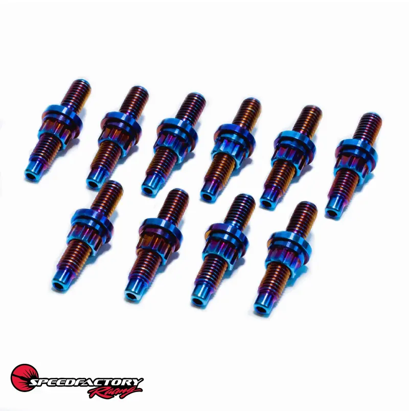 Speedfactory Racing Honda / Acura Titanium B/D/F/H/J Series Intake/Exhaust Manifold Stud Kits 1