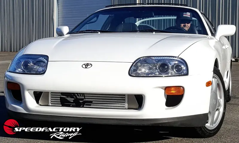 Speedfactory Racing Hp Front Mount Intercooler Upgrade For 1993-1998 Mkiv Toyota Supra Turbo  - 3" Inlet / 3" Outlet (850Hp-1000Hp+) 1