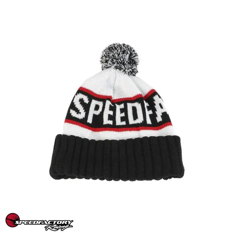Speedfactory Racing Outlaw Winter Pom Beanie 2