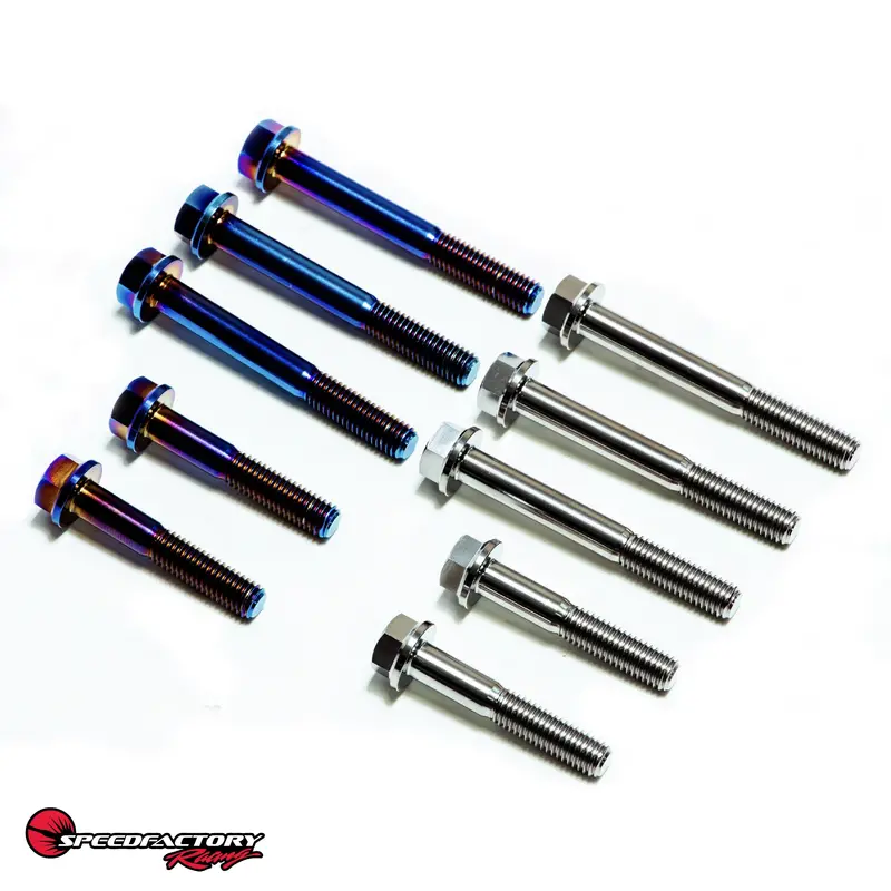 Speedfactory Racing Titanium Shift Arm Housing 5Pc Bolt Kit For B-Series Awd 1