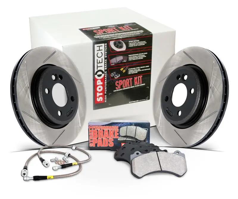 Sport Axle Pack, Drilled & Slotted, Front 1