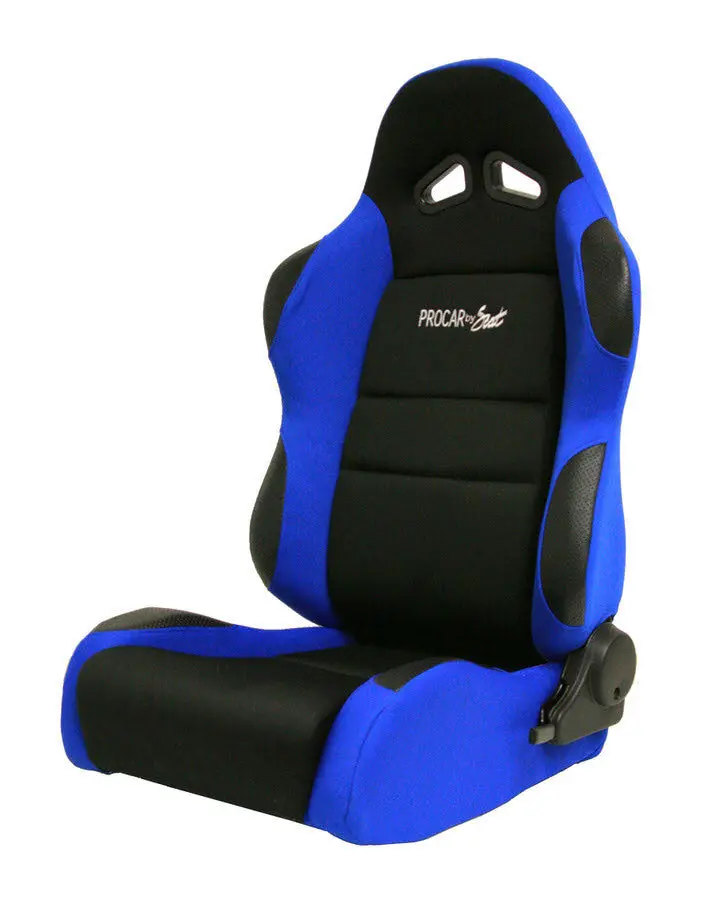 Sportsman Racing Seat - Left - Blue Velour 1