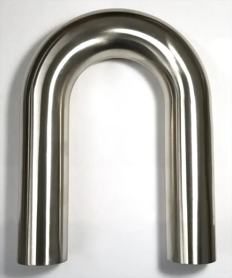 Stainless Bros 3In Diameter 1.5D / 4.5In Clr 180 Degree Bend 6In Leg / 6In Leg Mandrel Bend 1