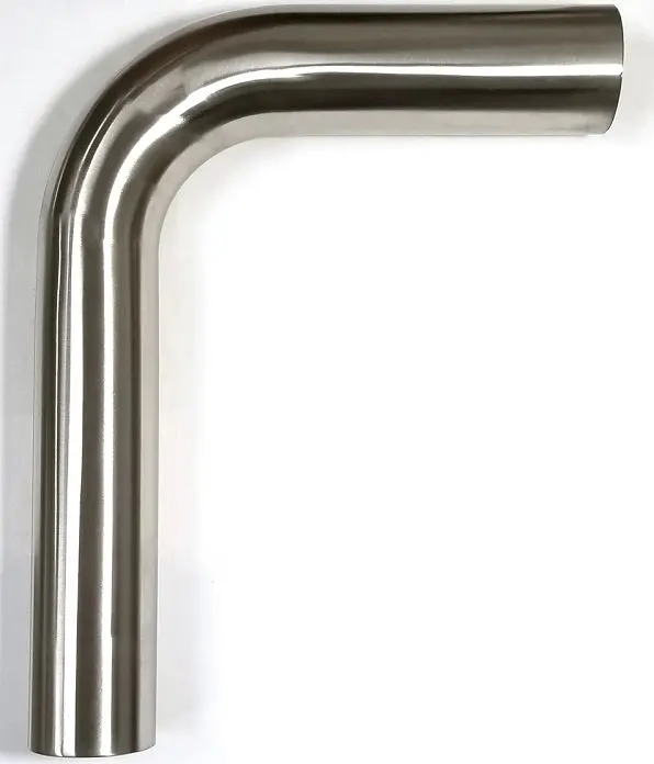 Stainless Bros 3In Diameter 1.5D / 4.5In Clr 90 Degree Bend 5In Leg/8In Leg Mandrel Bend 1