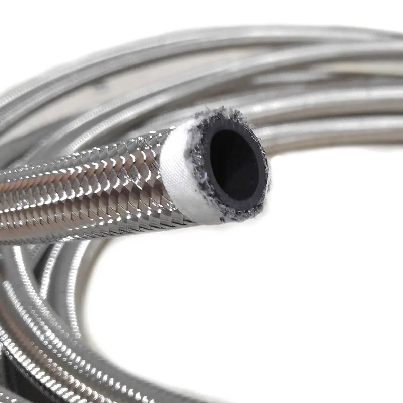 Stainless Steel Braided Hose (20 Foot Roll) 1