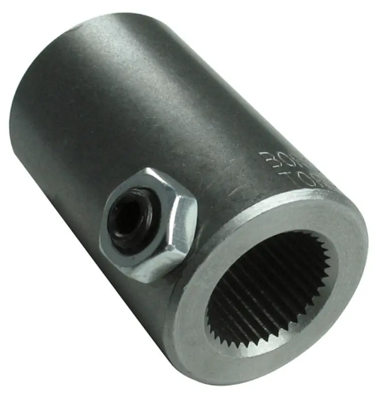 Steering Coupler Steel 5/8-36 X 3/4 Smooth Bore 1
