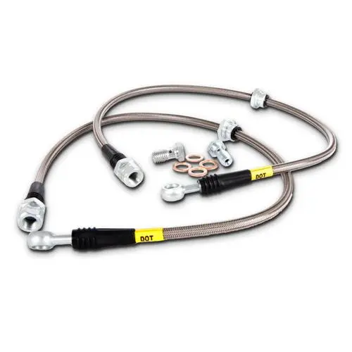 Stoptech 02-06 Acura Rsx / 02-05 Honda Civic Si Front Ss Brake Lines 1