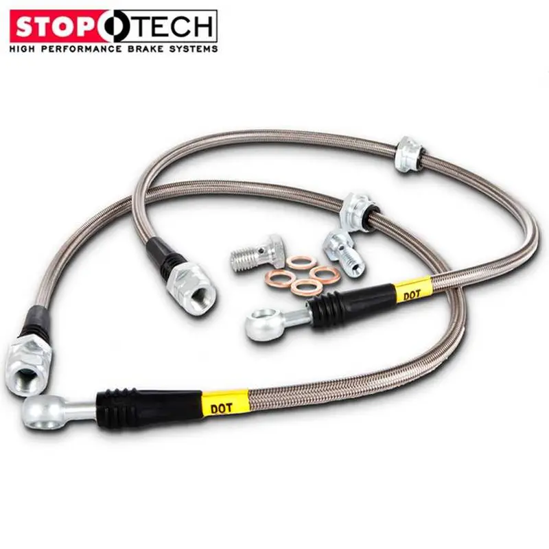 Stoptech 02-06 Acura Rsx / 04-09 Tsx / 03-07 Accord / 09 Accord Coupe & Sedan Rear Ss Brake Lines 1