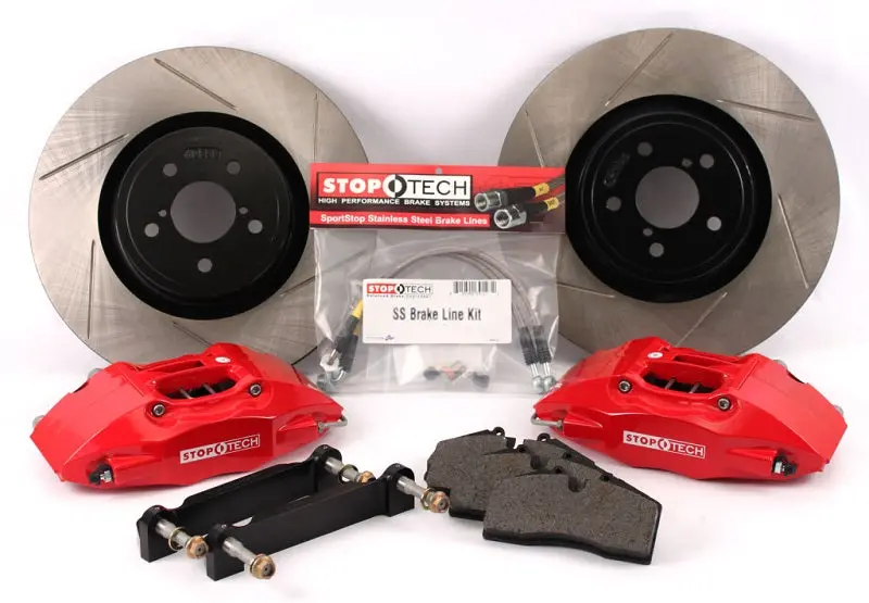 Stoptech 02-06 Rsx Type-S Touring Big Brake Kit: Red Caliper 1