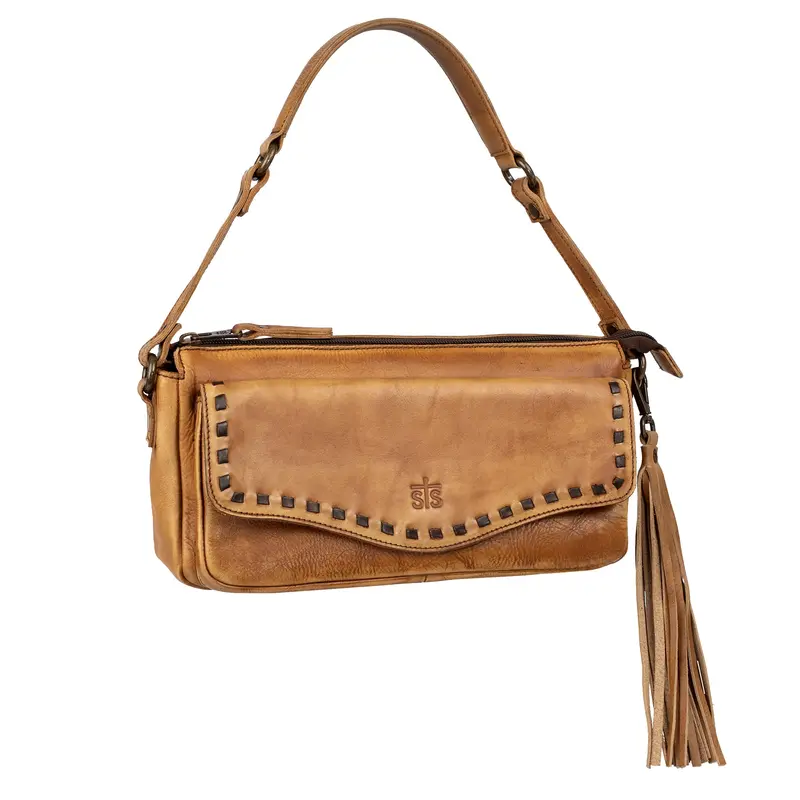 Sts Ranchwear Caramel Bandera Shoulder Bag 1