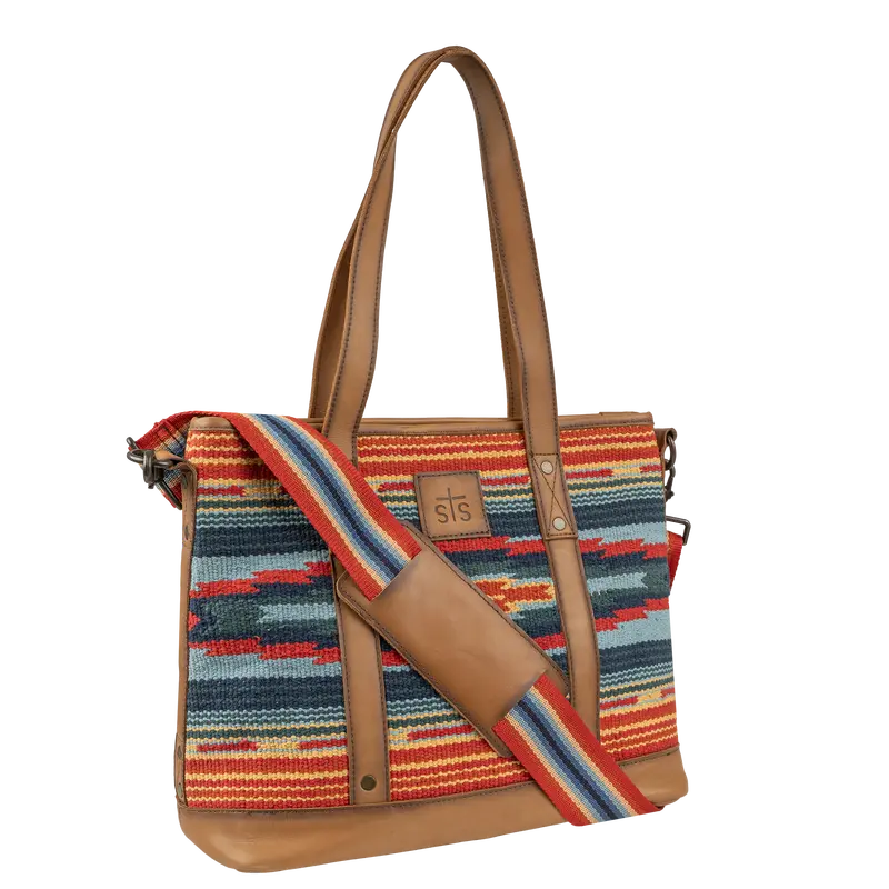 Sts Ranchwear Chaynee Valley Serape Tiffany Crossbody Tote 1