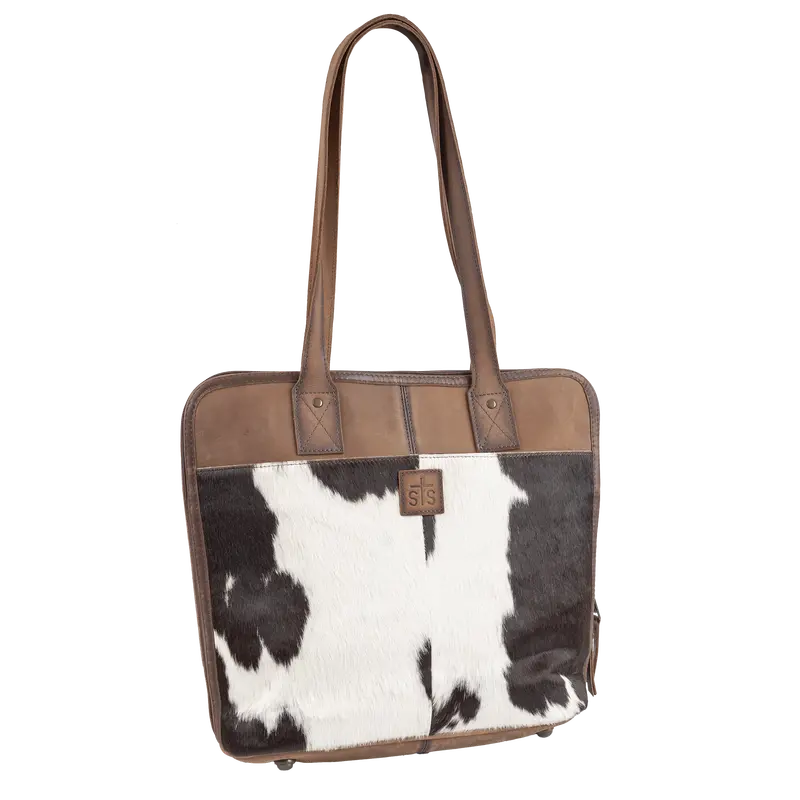 Sts Ranchwear Cowhide Laptop Shopper Bag 1