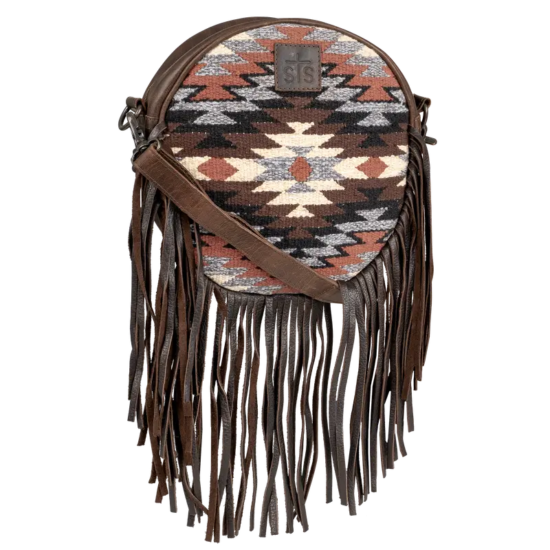 Sts Ranchwear Guadalupe Serape Sage Crossbody Purse 1