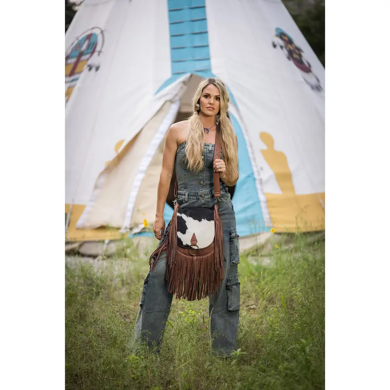 Sts Ranchwear Indie Cowhide Saddle Bag 2