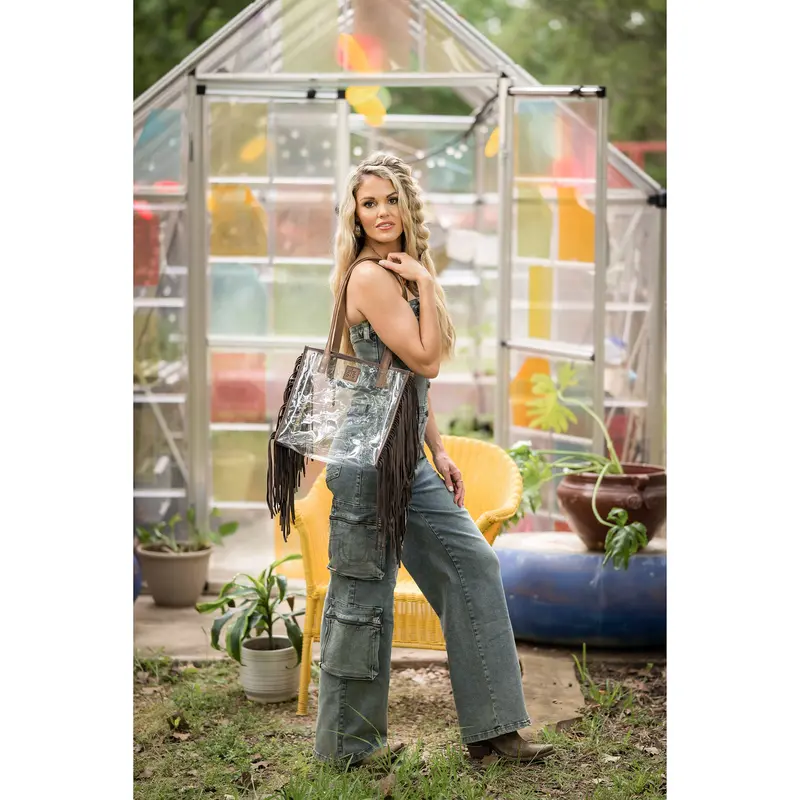 Sts Ranchwear Stadium Rules Fringe Tote Bag 2