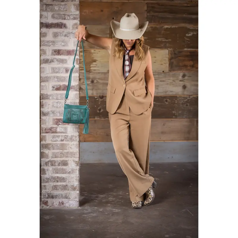 Sts Ranchwear Turquoise Wayfarer Grace Crossbody Purse 2