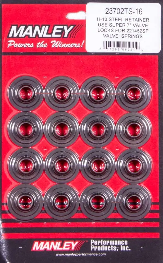 Super 7 H-13 Lwt Valve Spring Retainers 1